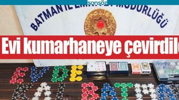 EVİ KUMARHANEYE &Ccedil;EVİRDİLER!
