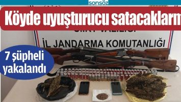 K&Ouml;YDE UYUŞTURUCU SATACAKLARMIŞ!