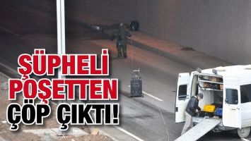 Ş&Uuml;PHELİ POŞETTEN &Ccedil;&Ouml;P &Ccedil;IKTI!