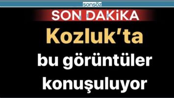 Kozluk&rsquo;ta bu g&ouml;r&uuml;nt&uuml;ler konuşuluyor