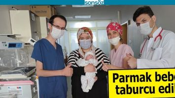 PARMAK BEBEK, TABURCU EDİLDİ