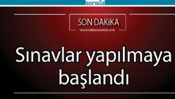 MESLEKİ YETERLİLİK SINAVLARI YAPILMAYA BAŞLANDI