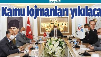KAMU LOJMANLARI YIKILACAK!