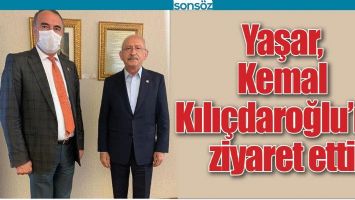 YAŞAR, KEMAL KILI&Ccedil;DAROĞLU'NU ZİYARET ETTİ