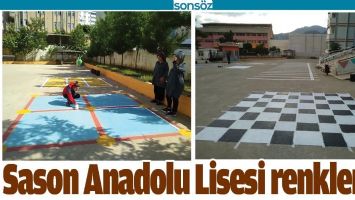 SASON ANADOLU LİSESİ RENKLENDİ