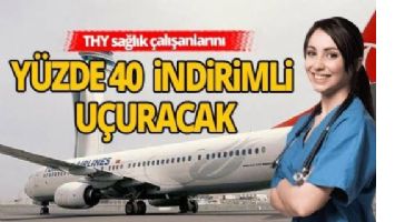 THY, sağlık &ccedil;alışanlarını y&uuml;zde 40 indirimli u&ccedil;uracak