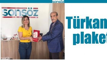 T&Uuml;RKAN&rsquo;A PLAKET