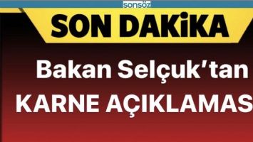 BAKAN SEL&Ccedil;UK&rsquo;TAN KARNE A&Ccedil;IKLAMASI