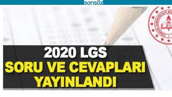 LGS kapsamındaki merkezi sınavın soru kitap&ccedil;ığı ve cevap anahtarı yayımlandı