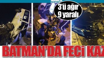BATMAN'DA FECİ KAZA