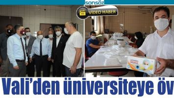 VALİ&rsquo;DEN &Uuml;NİVERSİTEYE &Ouml;VG&Uuml;