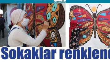 SOKAKLAR RENKLENDİ