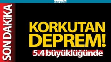 5,4 B&Uuml;Y&Uuml;KL&Uuml;Ğ&Uuml;NDE DEPREM