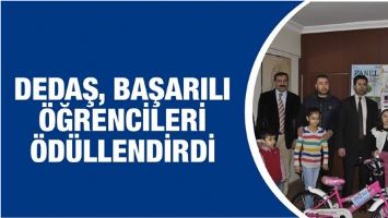 DEDAŞ, BAŞARILI &Ouml;ĞRENCİLERİ &Ouml;D&Uuml;LLENDİRDİ