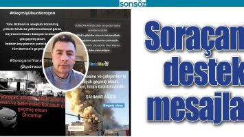 SORA&Ccedil;AN&rsquo;A DESTEK MESAJLARI