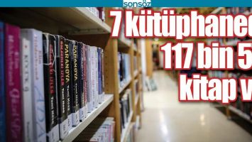 7 K&Uuml;T&Uuml;PHANEDE 117 BİN 572 KİTAP VAR