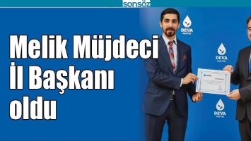 MELİK M&Uuml;JDECİ İL BAŞKANI OLDU