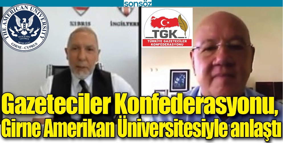 GAZETECİLER KONFEDERASYONU, GİRNE AMERİKAN &Uuml;NİVERSİTESİYLE ANLAŞTI