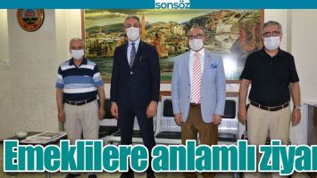 EMEKLİLERE ANLAMLI ZİYARET