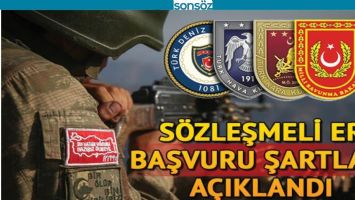 KARA, DENİZ VE HAVA KUVVETLERİ KOMUTANLIĞI S&Ouml;ZLEŞMELİ ER ALACAK
