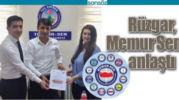 R&Uuml;ZGAR, MEMUR SEN&rsquo;LE ANLAŞTI