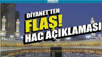 DİYANETTEN HAC &Uuml;CRETİ &Ouml;DEMESİ A&Ccedil;IKLAMASI