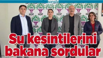 SU KESİNTİLERİNİ BAKANA SORDULAR