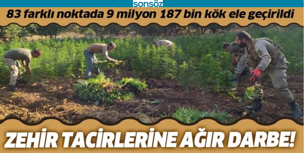 1 TON 183 KİLOGRAM ESRAR ELE GE&Ccedil;İRİLDİ