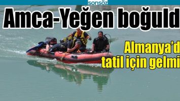 BATMAN'DA AMCA-YEĞEN BOĞULDU!
