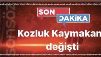 Kozluk Kaymakamı değişti