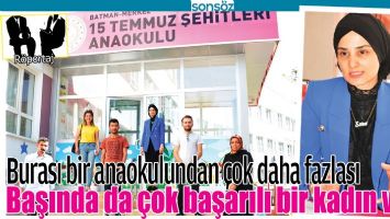 BURASI BİR ANAOKULUNDAN &Ccedil;OK DAHA FAZLASI