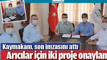 KAYMAKAM, SON İMZASINI ATTI