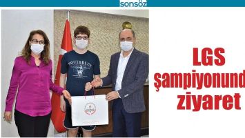 LGS ŞAMPİYONUNDAN ZİYARET