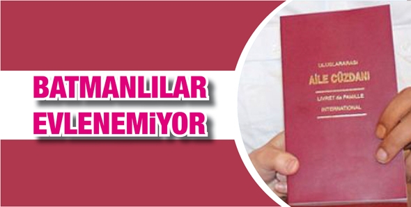 BATMANLILAR EVLENEMİYOR