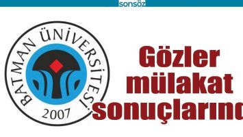 G&Ouml;ZLER M&Uuml;LAKAT SONU&Ccedil;LARINDA