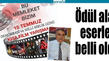 &Ouml;D&Uuml;L ALAN ESERLER BELLİ OLDU