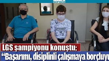 &ldquo;BAŞARIMI, DİSİPLİNLİ &Ccedil;ALIŞMAYA BOR&Ccedil;LUYUM&rdquo;