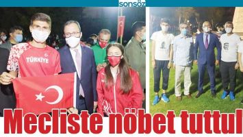MECLİSTE N&Ouml;BET TUTTULAR