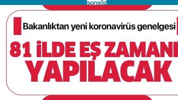 İ&Ccedil;İŞLERİ BAKANLIĞI'NDAN YENİ GENELGE