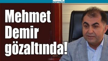 MEHMET DEMİR, G&Ouml;ZALTINA ALINDI