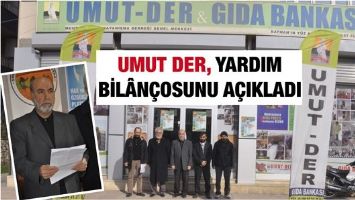 UMUT DER, YARDIM BİL&Acirc;N&Ccedil;OSUNU A&Ccedil;IKLADI&hellip;