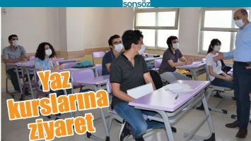 YAZ KURSLARINA ZİYARET
