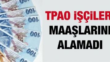 TPAO İŞ&Ccedil;İLERİ MAAŞLARINI ALAMADI