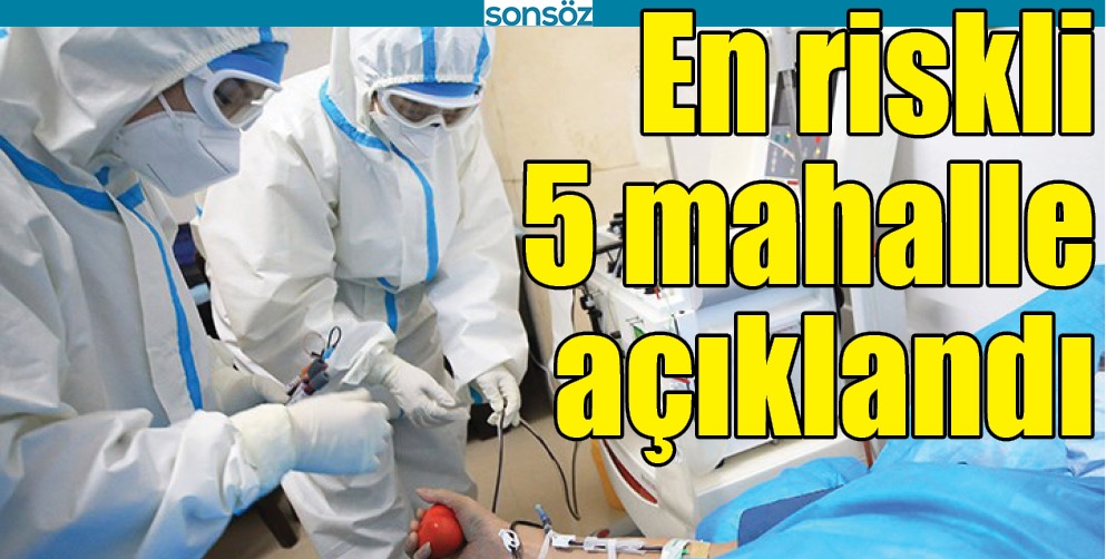 BATMAN&rsquo;DA EN RİSKLİ 5 MAHALLE A&Ccedil;IKLANDI