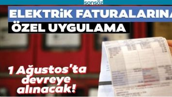 ELEKTRİK FATURALARINA YEŞİL İŞARET