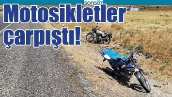 MOTOSİKLETLER &Ccedil;ARPIŞTI!