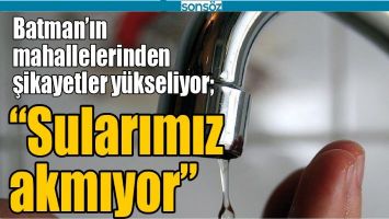 BATMAN&rsquo;IN MAHALLELERİNDEN ŞİKAYETLER Y&Uuml;KSELİYOR