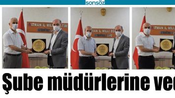 ŞUBE M&Uuml;D&Uuml;RLERİNE VEDA