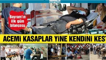 ACEMİ KASAPLAR YİNE KENDİNİ KESTİ