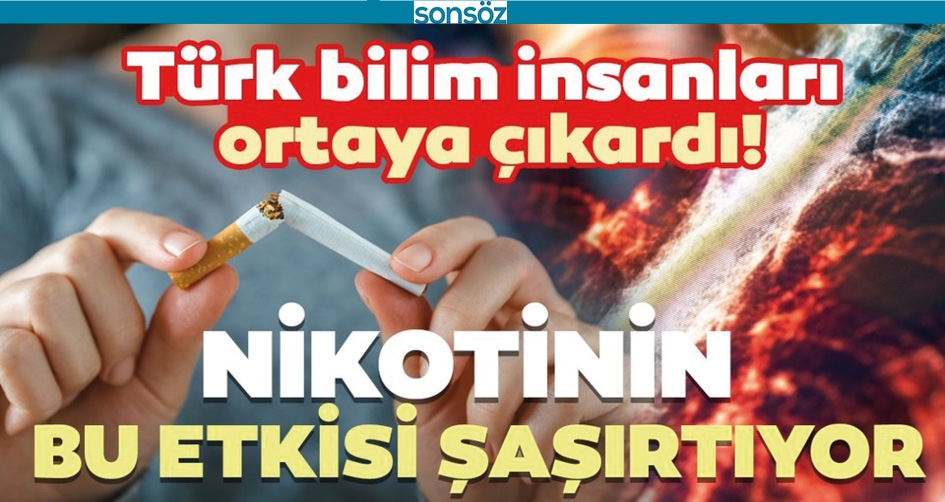 NİKOTİNİN BU ETKİSİ ŞAŞIRTIYOR